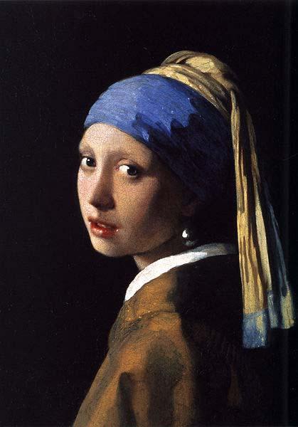 Johannes Vermeer Girl with a Pearl Earring, oil painting image